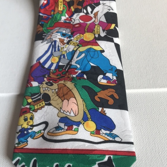 Looney Tunes Rappin Tunes Vintage Tie - Picture 2 of 5